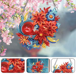 Special Shaped Diamond Painting Wreath Ornament for Home Window Door Decor (6)