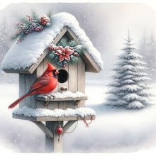 Load image into Gallery viewer, Cardinal By Cottage-Bird 40*40CM(Canvas) Full Round Drill Diamond Painting
