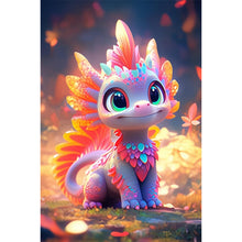 Load image into Gallery viewer, Glow Dragon 40*60CM(Canvas) Full Round Drill Diamond Painting
