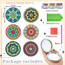 Load image into Gallery viewer, Double Sided Special Shape Diamond Painting Mirror Kit Gift for Women Girls (3)
