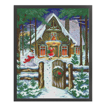 Load image into Gallery viewer, Joy Sunday - Santa Claus Arrives - 38*48CM 14CT 2 Stamped Cross Stitch
