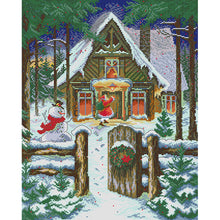 Load image into Gallery viewer, Joy Sunday - Santa Claus Arrives - 38*48CM 14CT 2 Stamped Cross Stitch
