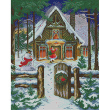 Load image into Gallery viewer, Joy Sunday - Santa Claus Arrives - 38*48CM 14CT 2 Stamped Cross Stitch

