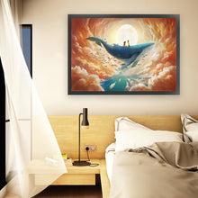 Load image into Gallery viewer, Mona Lisa Silk Brand - Big Fish And Begonia - 65*50CM 11CT 3 Stamped Cross Stitch
