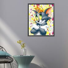Load image into Gallery viewer, Tom And Jerry 40*50CM(Canvas) Full Round Drill Diamond Painting
