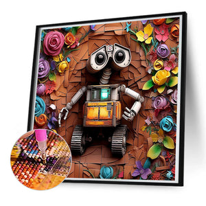 Pick-Up Truck 50*50CM(Canvas) Full Round Drill Diamond Painting