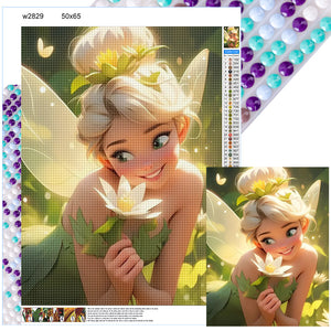 Fairy Pixie 50*65CM(Canvas) Full Round Drill Diamond Painting
