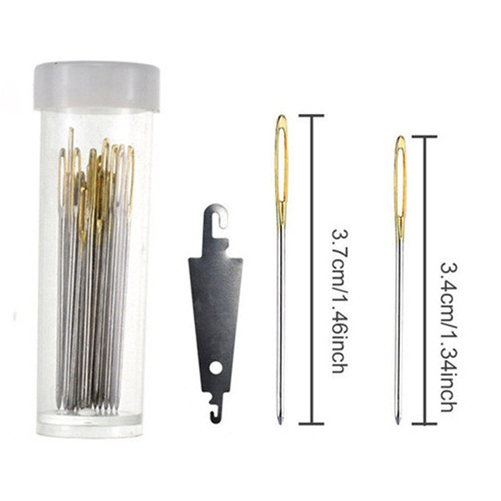 20 PCS Sewing Needles 24/26 Embroidery Needles Kit Large Eye for Cross Stitching