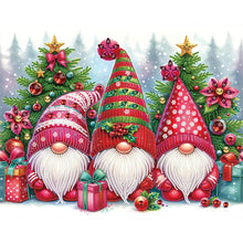 Load image into Gallery viewer, Gnome Red 40*50CM(Canvas) Partial Special Shaped Drill Diamond Painting
