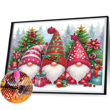 Load image into Gallery viewer, Gnome Red 40*50CM(Canvas) Partial Special Shaped Drill Diamond Painting
