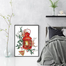 Load image into Gallery viewer, Joy Sunday - Red Lantern - 27*34CM 14CT 2 Stamped Cross Stitch
