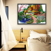 Load image into Gallery viewer, Joy Sunday - Dream Cottage - 63*47CM 14CT 2 Stamped Cross Stitch
