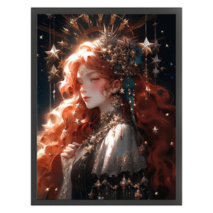 Huancan - Warm Colors Of A Classic Beauty - 40*55CM 11CT 3 Stamped Cross Stitch