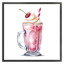 Load image into Gallery viewer, Huancan - Cream Drink - 30*30CM 18CT 2 Stamped Cross Stitch

