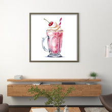 Load image into Gallery viewer, Huancan - Cream Drink - 30*30CM 18CT 2 Stamped Cross Stitch
