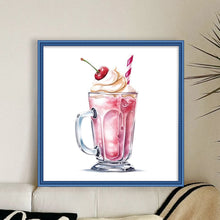 Load image into Gallery viewer, Huancan - Cream Drink - 30*30CM 18CT 2 Stamped Cross Stitch
