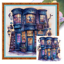 Load image into Gallery viewer, Huancan - Cottage - 50*50CM 14CT 2 Stamped Cross Stitch
