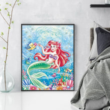 Load image into Gallery viewer, Yishu - Disney Mermaid - 40*50CM 11CT 3 Stamped Cross Stitch

