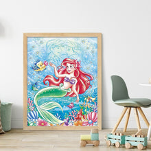 Load image into Gallery viewer, Yishu - Disney Mermaid - 40*50CM 11CT 3 Stamped Cross Stitch
