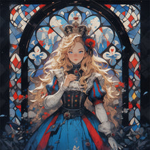 Load image into Gallery viewer, Yishu - Girl - 50*50CM 11CT 3 Stamped Cross Stitch
