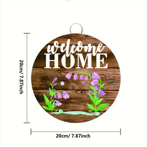 12pcs 2D Flat DIY Diamond Art Pendant Cartoon Animal Home Garden Door Wall Decor