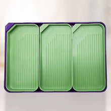 Load image into Gallery viewer, 4 Set Large Diamond Art Painting Bead Sorting Trays for DIY Art Craft (Green)
