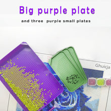 Load image into Gallery viewer, 4 Set Large Diamond Art Painting Bead Sorting Trays for DIY Art Craft (Green)
