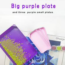 Load image into Gallery viewer, 4 Set Large Diamond Art Painting Bead Sorting Trays for DIY Art Craft (Pink)
