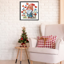 Load image into Gallery viewer, Dwarf And Flower (Red) 30*30CM(Canvas) Partial Special Shaped Drill Diamond Painting
