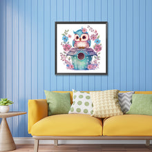 Load image into Gallery viewer, Owl 30*30CM(Canvas) Partial Special Shaped Drill Diamond Painting
