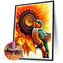 Load image into Gallery viewer, Sunflower And Hummingbird 30*40CM(Canvas) Full Round Drill Diamond Painting
