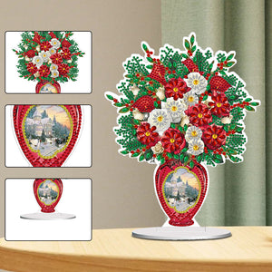 Acrylic Bouquet Diamond Painting Desktop Decorations for Office Desktop Decor