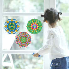 Load image into Gallery viewer, 6 PCS Gem Art DIY Craft Kits Mandala Diamond Mosaic Stickers for Boy Girl Gift
