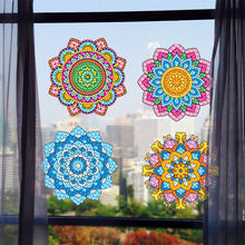 Load image into Gallery viewer, 6 PCS Gem Art DIY Craft Kits Mandala Diamond Mosaic Stickers for Boy Girl Gift
