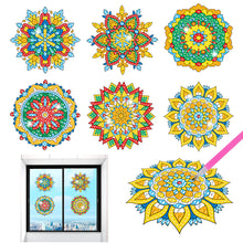 Load image into Gallery viewer, 6 PCS Gem Art DIY Craft Kits Mandala Diamond Mosaic Stickers for Boy Girl Gift
