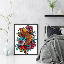 Load image into Gallery viewer, Joy Sunday - Carp - 29*40CM 14CT 2 Stamped Cross Stitch
