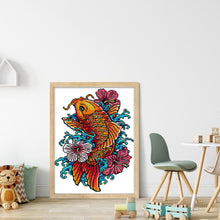 Load image into Gallery viewer, Joy Sunday - Carp - 29*40CM 14CT 2 Stamped Cross Stitch
