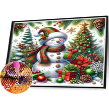 Load image into Gallery viewer, Snowman 40*35CM(Canvas) Full Round Drill Diamond Painting
