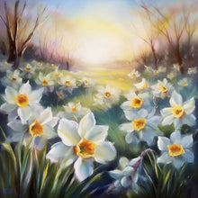 Load image into Gallery viewer, Daffodil 40*40CM(Canvas) Full Round Drill Diamond Painting
