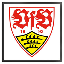 Load image into Gallery viewer, Yishu - Stuttgart Ii Football Team Logo - 40*40CM 11CT 3 Stamped Cross Stitch
