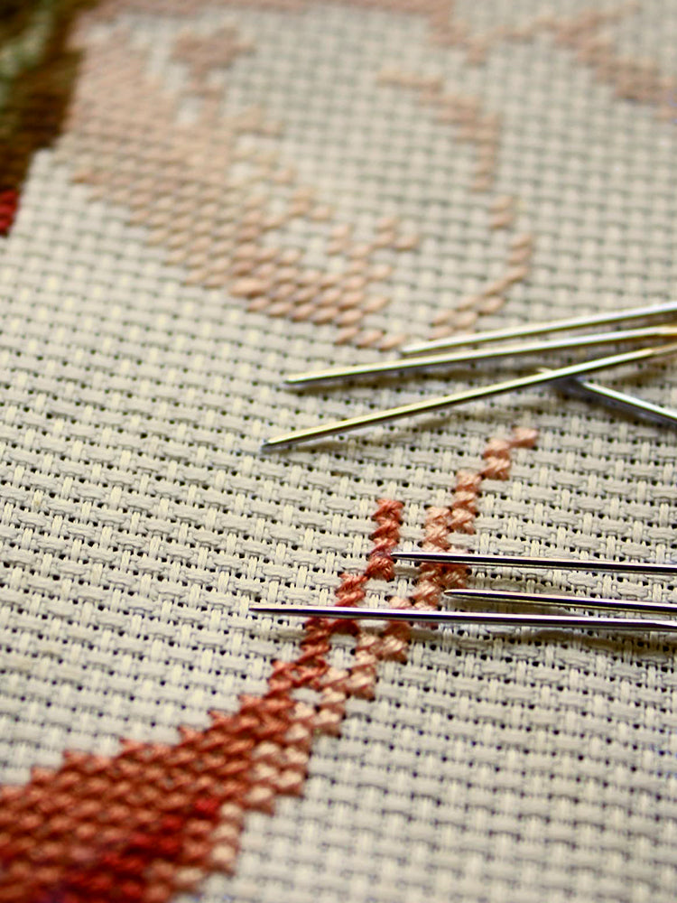 3PCS 11 Count Embroidery Cross Stitch Fabric for Embroidery Beginner (20x24in)