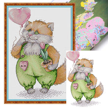 Load image into Gallery viewer, Joy Sunday - Dreamer On The Move - 18*29CM 14CT 2 Stamped Cross Stitch
