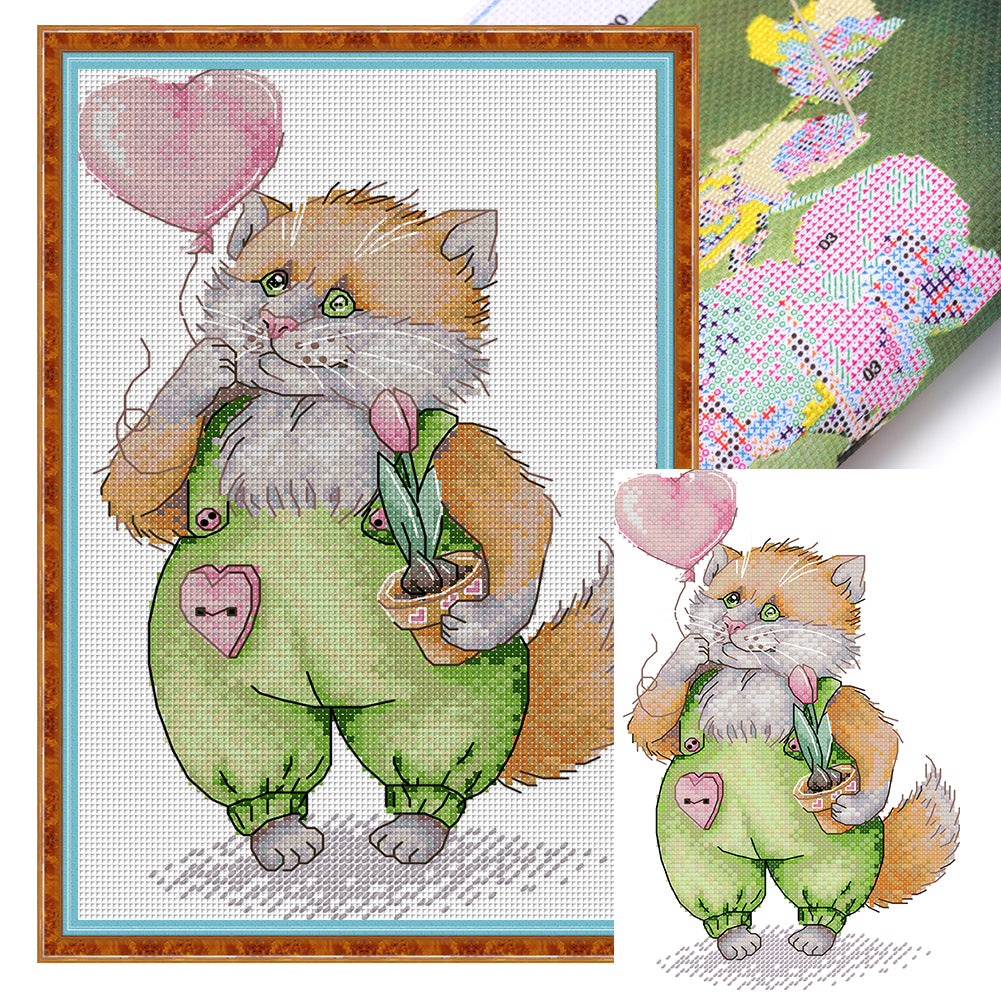 Joy Sunday - Dreamer On The Move - 18*29CM 14CT 2 Stamped Cross Stitch