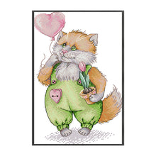 Load image into Gallery viewer, Joy Sunday - Dreamer On The Move - 18*29CM 14CT 2 Stamped Cross Stitch
