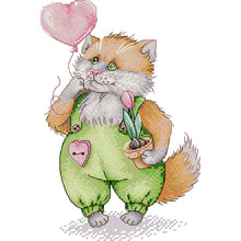 Load image into Gallery viewer, Joy Sunday - Dreamer On The Move - 18*29CM 14CT 2 Stamped Cross Stitch
