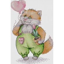 Load image into Gallery viewer, Joy Sunday - Dreamer On The Move - 18*29CM 14CT 2 Stamped Cross Stitch
