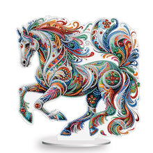 Load image into Gallery viewer, 2D Flat Gorgeous Horse DIY Desktop Diamond Art Kits for Home Office Decoration
