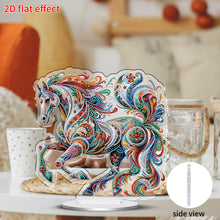Load image into Gallery viewer, 2D Flat Gorgeous Horse DIY Desktop Diamond Art Kits for Home Office Decoration

