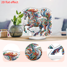 Load image into Gallery viewer, 2D Flat Gorgeous Horse DIY Desktop Diamond Art Kits for Home Office Decoration

