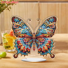 Load image into Gallery viewer, 2D Flat Gorgeous Butterfly DIY Desktop Diamond Art Kits for Home Office Decor

